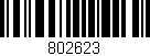 Código de barras (EAN, GTIN, SKU, ISBN): '802623'
