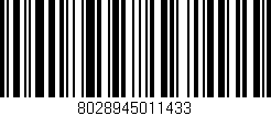 Código de barras (EAN, GTIN, SKU, ISBN): '8028945011433'