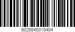 Código de barras (EAN, GTIN, SKU, ISBN): '8028945019484'