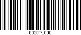 Código de barras (EAN, GTIN, SKU, ISBN): '8030PL000'