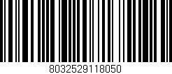 Código de barras (EAN, GTIN, SKU, ISBN): '8032529118050'