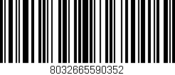 Código de barras (EAN, GTIN, SKU, ISBN): '8032665590352'