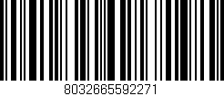 Código de barras (EAN, GTIN, SKU, ISBN): '8032665592271'