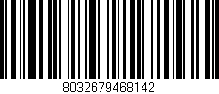 Código de barras (EAN, GTIN, SKU, ISBN): '8032679468142'