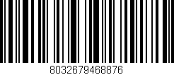 Código de barras (EAN, GTIN, SKU, ISBN): '8032679468876'