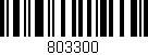 Código de barras (EAN, GTIN, SKU, ISBN): '803300'
