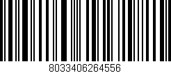 Código de barras (EAN, GTIN, SKU, ISBN): '8033406264556'
