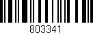 Código de barras (EAN, GTIN, SKU, ISBN): '803341'