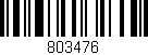 Código de barras (EAN, GTIN, SKU, ISBN): '803476'