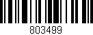 Código de barras (EAN, GTIN, SKU, ISBN): '803499'
