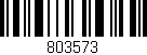 Código de barras (EAN, GTIN, SKU, ISBN): '803573'