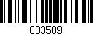 Código de barras (EAN, GTIN, SKU, ISBN): '803589'