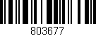 Código de barras (EAN, GTIN, SKU, ISBN): '803677'