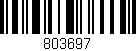 Código de barras (EAN, GTIN, SKU, ISBN): '803697'