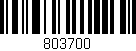 Código de barras (EAN, GTIN, SKU, ISBN): '803700'
