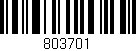 Código de barras (EAN, GTIN, SKU, ISBN): '803701'