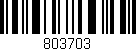 Código de barras (EAN, GTIN, SKU, ISBN): '803703'