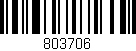 Código de barras (EAN, GTIN, SKU, ISBN): '803706'