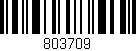 Código de barras (EAN, GTIN, SKU, ISBN): '803709'
