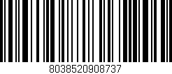 Código de barras (EAN, GTIN, SKU, ISBN): '8038520908737'