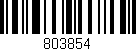 Código de barras (EAN, GTIN, SKU, ISBN): '803854'