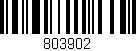 Código de barras (EAN, GTIN, SKU, ISBN): '803902'