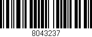 Código de barras (EAN, GTIN, SKU, ISBN): '8043237'