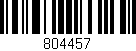 Código de barras (EAN, GTIN, SKU, ISBN): '804457'