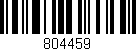 Código de barras (EAN, GTIN, SKU, ISBN): '804459'