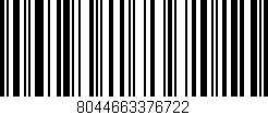 Código de barras (EAN, GTIN, SKU, ISBN): '8044663376722'