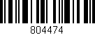 Código de barras (EAN, GTIN, SKU, ISBN): '804474'