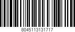 Código de barras (EAN, GTIN, SKU, ISBN): '8045113131717'