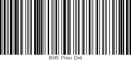 Código de barras (EAN, GTIN, SKU, ISBN): '8045_Pneu_Deli'