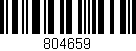 Código de barras (EAN, GTIN, SKU, ISBN): '804659'