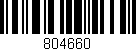 Código de barras (EAN, GTIN, SKU, ISBN): '804660'