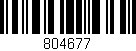 Código de barras (EAN, GTIN, SKU, ISBN): '804677'