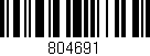 Código de barras (EAN, GTIN, SKU, ISBN): '804691'