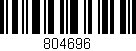Código de barras (EAN, GTIN, SKU, ISBN): '804696'