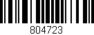 Código de barras (EAN, GTIN, SKU, ISBN): '804723'