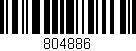 Código de barras (EAN, GTIN, SKU, ISBN): '804886'