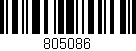 Código de barras (EAN, GTIN, SKU, ISBN): '805086'