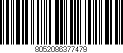 Código de barras (EAN, GTIN, SKU, ISBN): '8052086377479'
