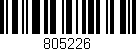 Código de barras (EAN, GTIN, SKU, ISBN): '805226'