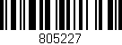 Código de barras (EAN, GTIN, SKU, ISBN): '805227'