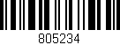Código de barras (EAN, GTIN, SKU, ISBN): '805234'