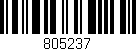 Código de barras (EAN, GTIN, SKU, ISBN): '805237'