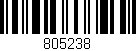 Código de barras (EAN, GTIN, SKU, ISBN): '805238'