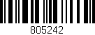 Código de barras (EAN, GTIN, SKU, ISBN): '805242'