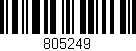Código de barras (EAN, GTIN, SKU, ISBN): '805249'