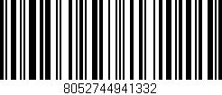Código de barras (EAN, GTIN, SKU, ISBN): '8052744941332'